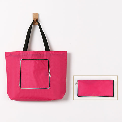 Large Capacity Waterproof 600D Oxford Polyester Custom Reusable Foldable Shopping Bags