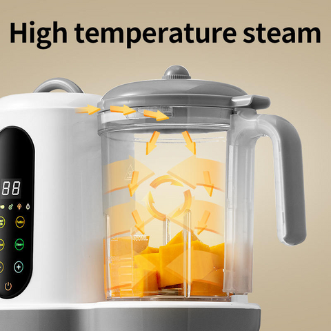 Automatic Cooking, Self-Cleaning | Food Robot for Baby, Automatic Kitchen and Chop, Automatic Cleaning, Sterilized, Reheat, Defrost, Mixing