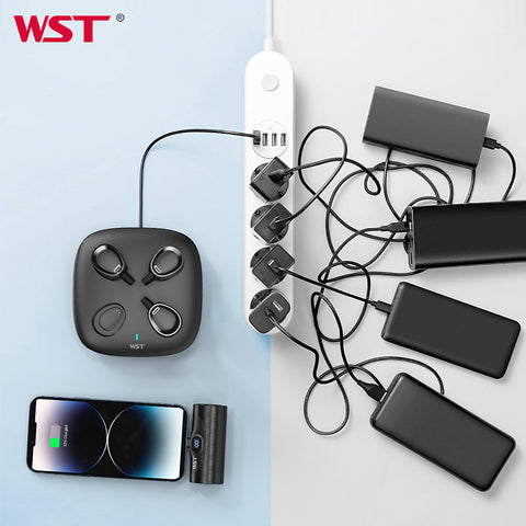 WST LED Digital Display Small Portable PD Fast Charging 5000mah Tail Power Banks