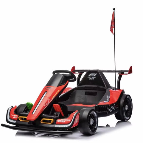 Outdoor Racing Go-Kart with 360 Drift Function Ride on Car Toys