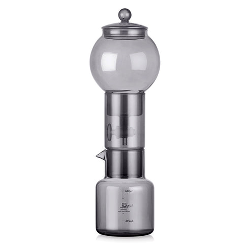 Olmecs 600ml Hand Brewed Cold Brew Coffee Maker Set Glass Drip Ice Coffee Maker for Cold Brew & Tea