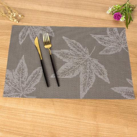 European Style Placemats for Dining Table Mat Heat Insulation Non-slip Table Mat (10Pc Set)