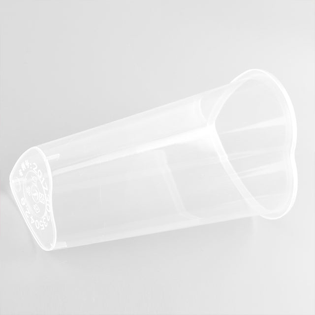500 Pcs Transparent PP Disposable Plastic Juice Bubble Tea Boba Cup with Lids Heart Shape 500CC
