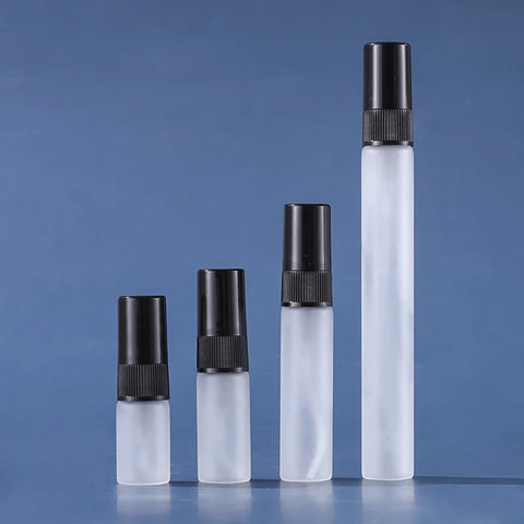 120 Pc Pack 3ml Mini Frosted Plastic Spray Bottle for Perfume (3ml) - Willow