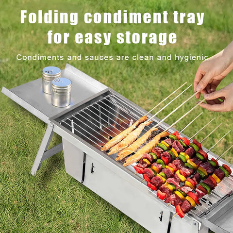 Stainless Steel Barbecue Cooking Grill Basket