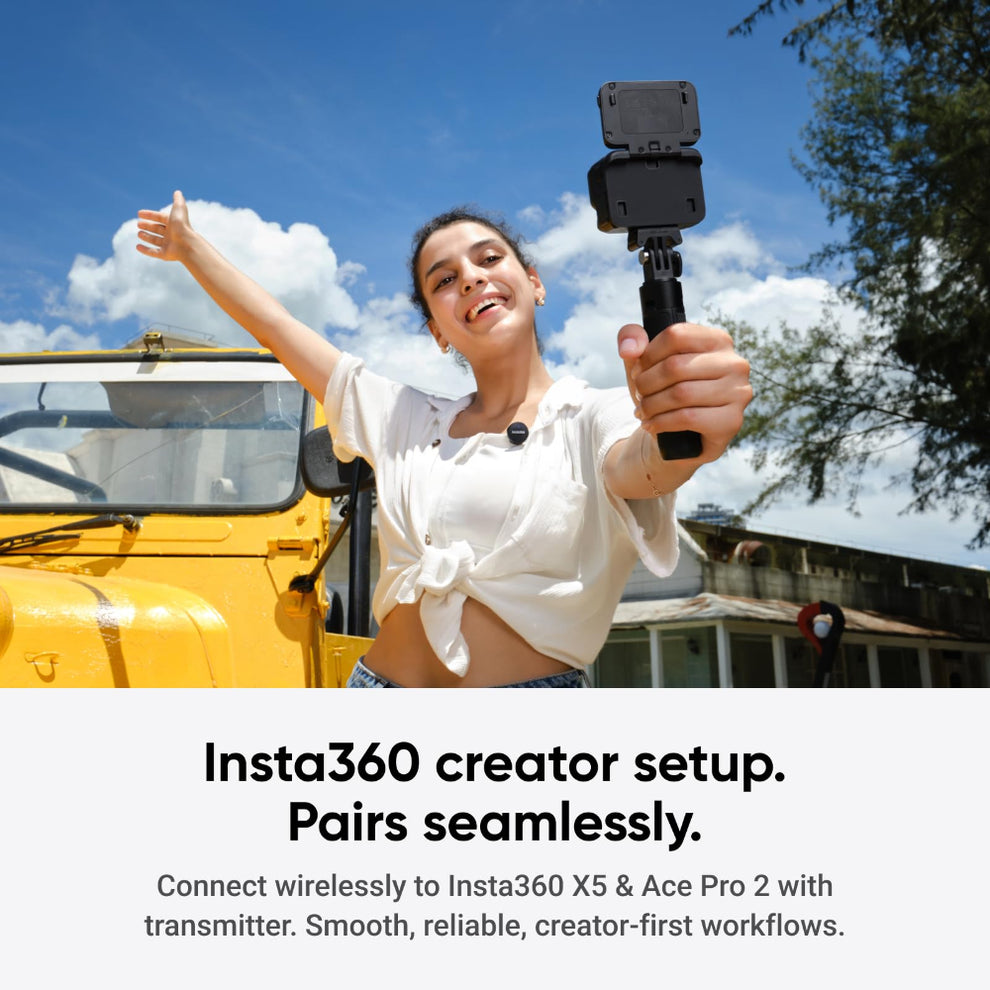 Insta360 Mic Air Transmitter And Receiver For Type-C Devices And Flow2 Pro