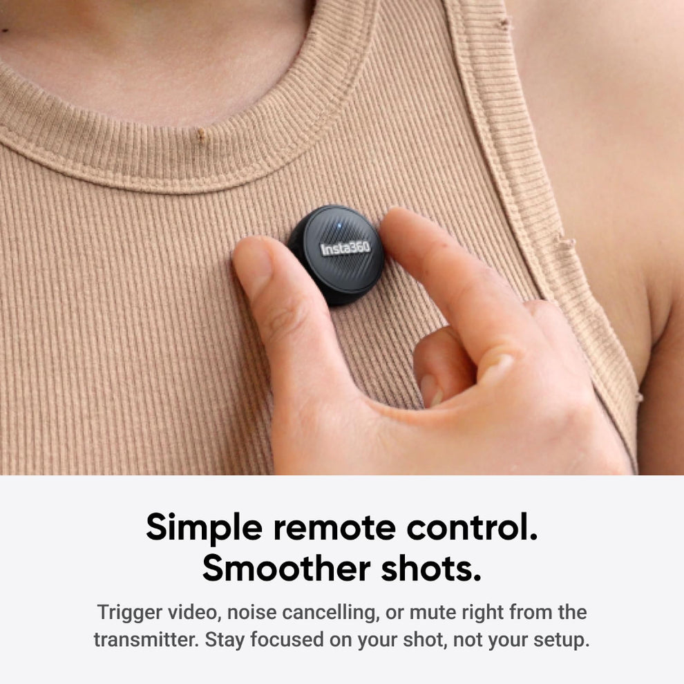 Insta360 Mic Air Transmitter And Receiver For Type-C Devices And Flow2 Pro