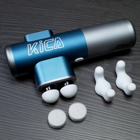 KiCA 3 Double Head Mini Massage Gun | 10 MM Amplitude Deep Tissue Percussion