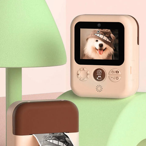 Kids Print Camera Mini HD Photo with IPS Color Screen