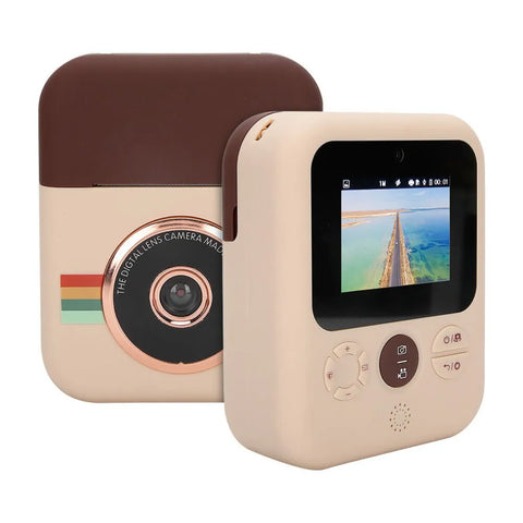 Kids Print Camera Mini HD Photo with IPS Color Screen