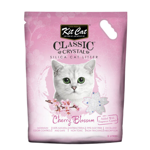 Kit Cat Classic Crystal Cat Litter Cherry Blossom (5 Litres)