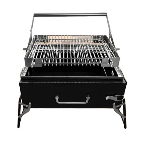 Portable Camping BBQ Grill Stove Fire Pit with Foldable Stand