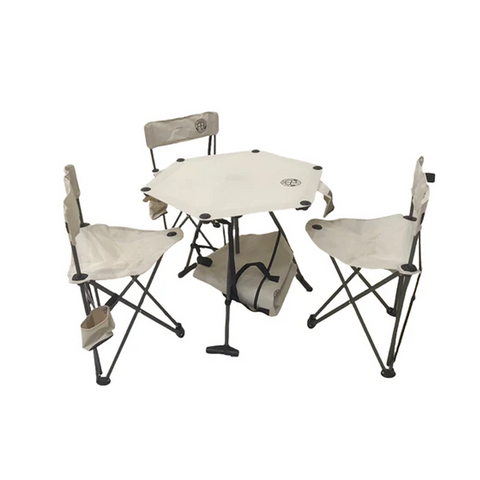 Willow Portable Folding Table with Folding Chairs 3PCS For Camping Picnic