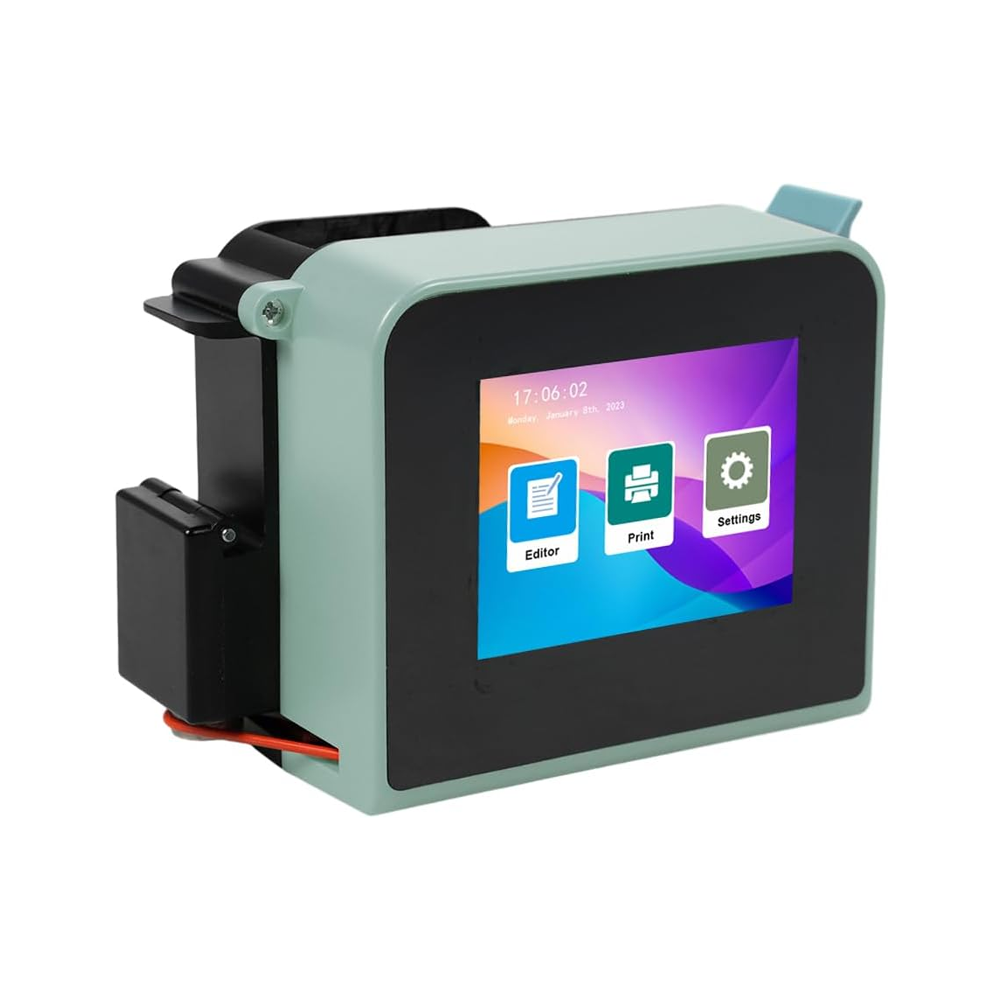Mini Handheld Printer Portable Inkjet Printer 600DPI High Definition Inkjet Code Printer with 2.4Inch LED