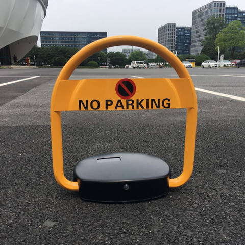 Olmecs Solar Powered Durable Automatic Parking Space Protector Parking Barrier Car Park Lock