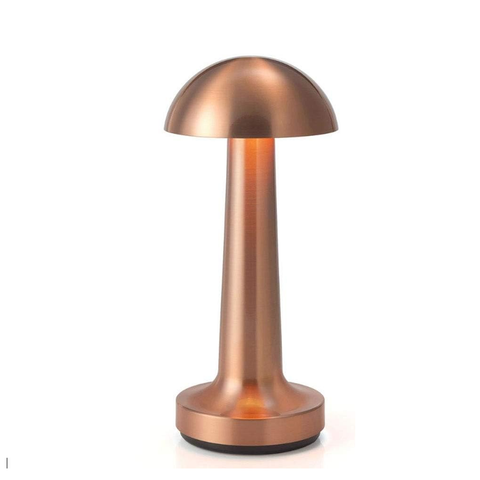 Olmecs Cordless LED Night Table Lamp Mushroom Design