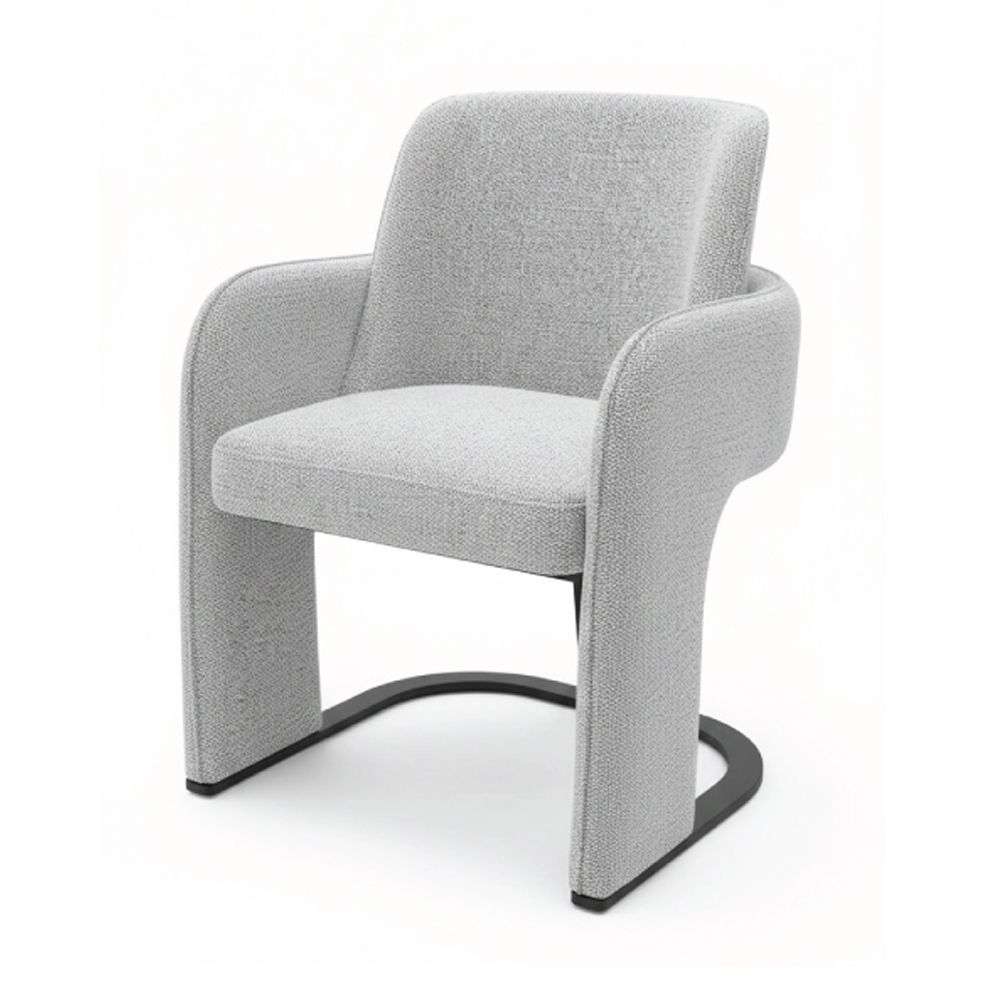 Olmecs  Premium Bouclé Upholstered Armchair Furniture  JP1585