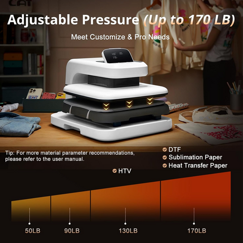 Automatic 15*15 Heat Press Machine for T shirt - Freesub