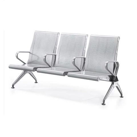 Olmecs Modern 3-Seater Waiting Chair with Armrests