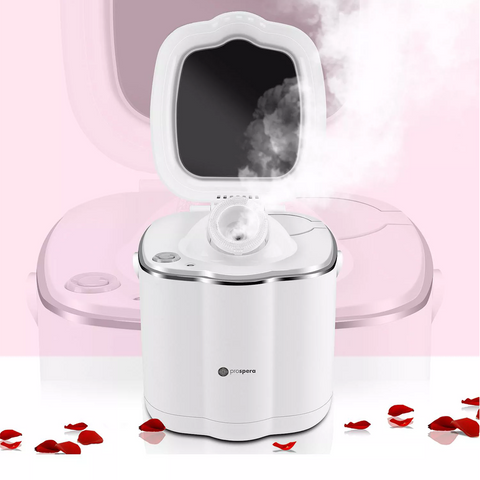 Olmecs Hot Mist Nano Facial Steamer, Warm Mist Hydration System for Pore Cleansing,