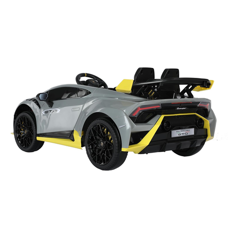 Lamborghini Huracan STO Ride-On Car - Grey