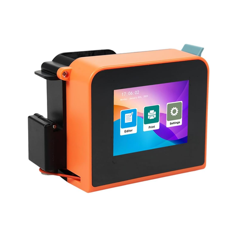 Mini Handheld Printer Portable Inkjet Printer 600DPI High Definition Inkjet Code Printer with 2.4Inch LED