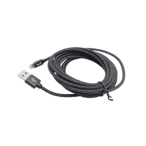 Budi USB-A to Lightning Charge And Sync Cable 3M | DC206L30B