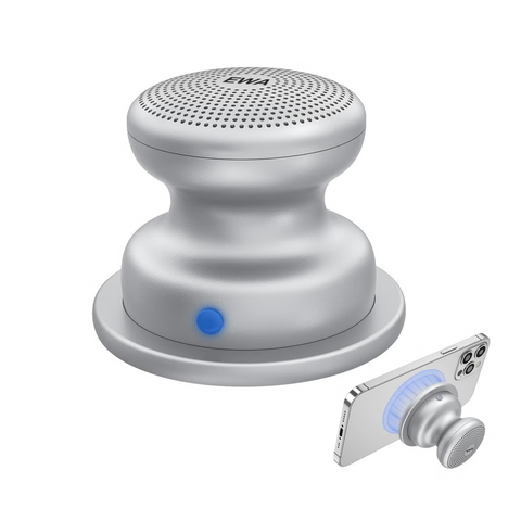 EWA Magnetic Mini Bluetooth Speaker with 6 Hours Playtime, Portable Wireless Speaker