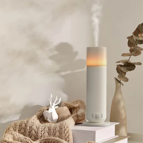 Olmecs 120ML Tower Aroma Diffuser Air Humidifier | Bluetooth Controlled