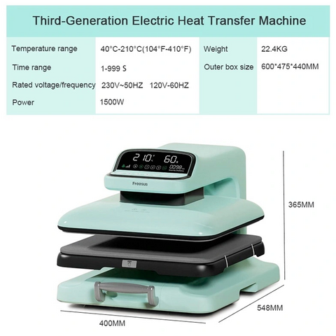 Automatic 15*15 Heat Press Machine for T shirt - Freesub