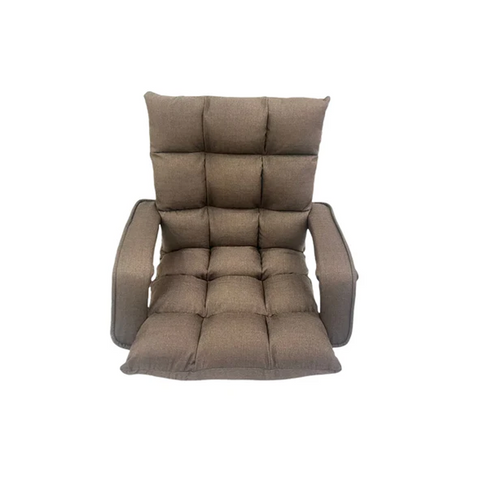 Willow Portable Folding Chair Single Floor Lazy Sofa with Handle Adjustable Back