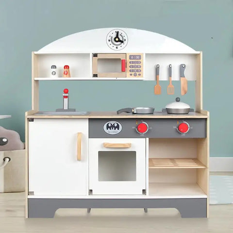 Little Angel New Design Wooden Pretend Play Kitchen Set Mini Cookware Accessories toy
