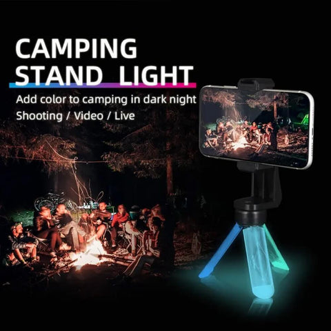 Majiyahe Camping Stand Lamp | Mobile Phone Tripod