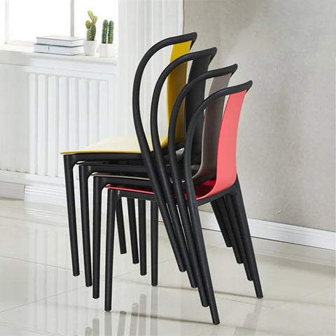 Stylish Stackable Fiber Plastic Chair for Outdoor and Restaurant