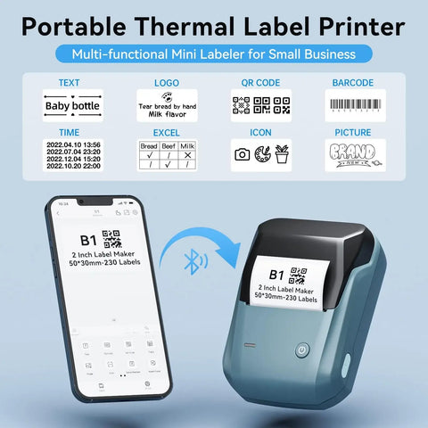 NIIMBOT B1 Inkless Label Maker with Tape