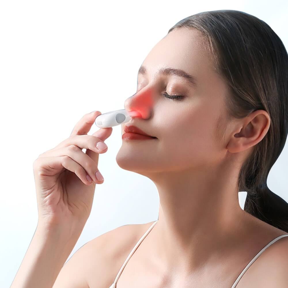 Nose Rhinitis Sinusitis Cure Device Infrared Therapy