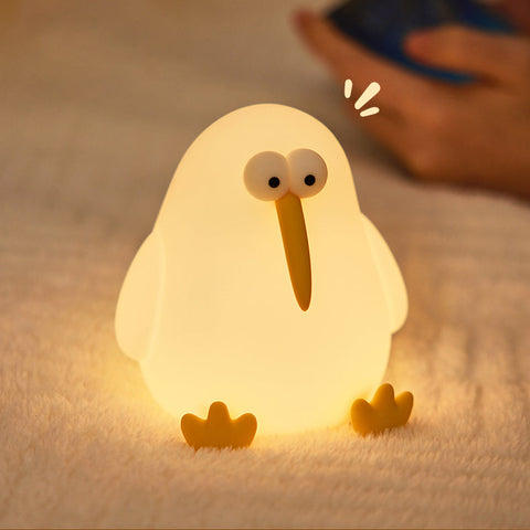 Squishy Silicone Kiwi LED Night Light