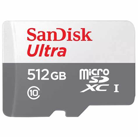 Sandisk 512Gb Ultra Microsdxc Uhs 1 Card 100Mb/S Grey -Sdsqunr-512G-Gn3Mn, Grey