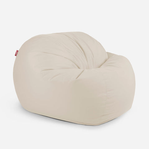 Olmecs Sphere Outdoor Bean Bag 130X140X90 Cm (Cream)