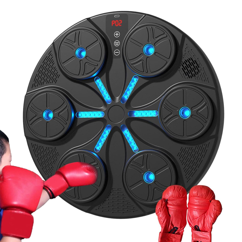 Boxing Hand Trainer Music Boxing Trainer Electronic Music Boxing Wall Target Punching Pad ...