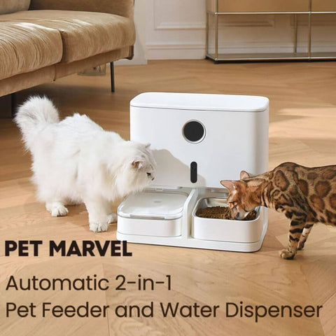 Pet Marvel 2 In 1 Pet Feeder and Water Dispenser