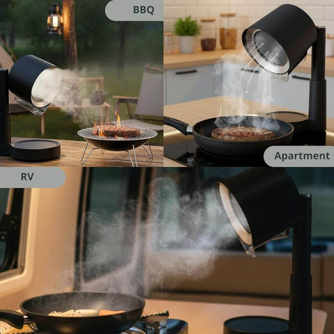 Portable Kitchen Range Hood – Ductless Smoke Extractor Fan