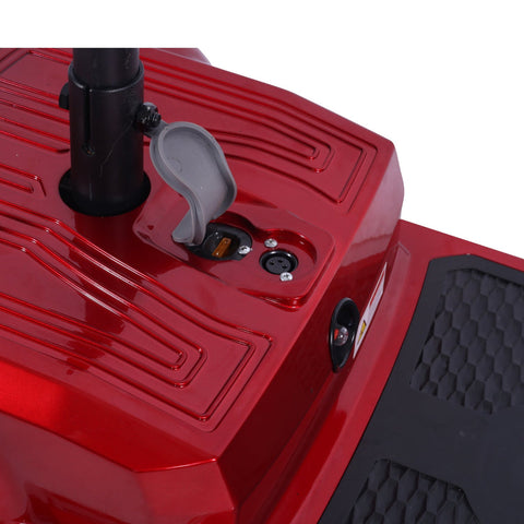 X-02 4 Wheel Electric Scooter Portable Electric Wheelchair Leg Scooter for Adult Seniors, Open Armrest, Swivel Seat