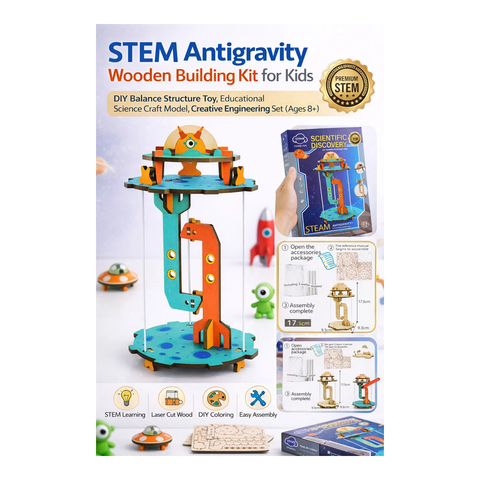STEM DIY Science Project-Science Experiment- DIY Wooden Toys- Antigravity