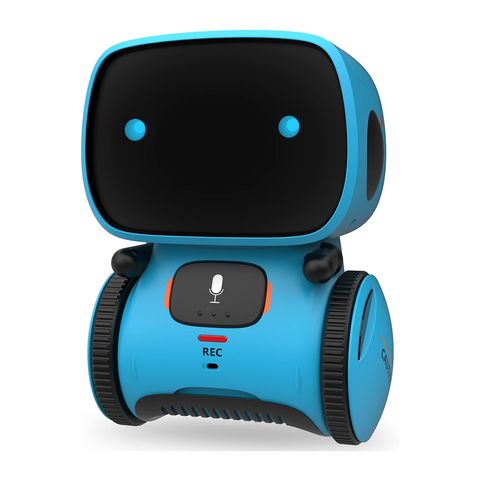 AT Robot with Voice Control Interactive Talking Robot with Lights Sounds, Educational Toy