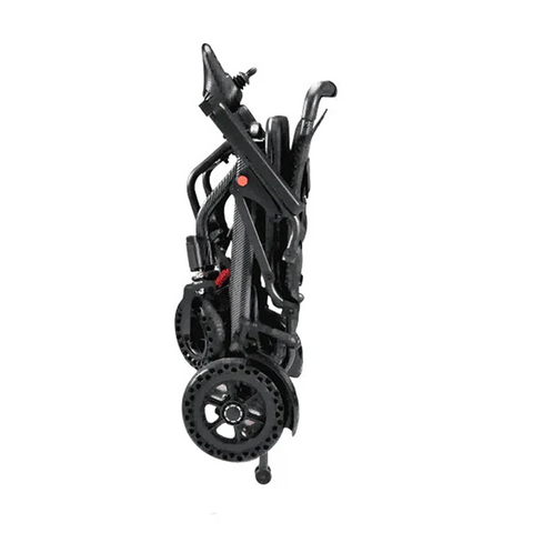 Carbon Fiber Coated Lightweight 15.6kg Electric Wheelchair Automatic Wheelchair Travel for Adults, Seniors Compact Portable Airline Approved