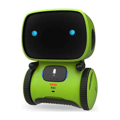 AT Robot with Voice Control Interactive Talking Robot with Lights Sounds, Educational Toy