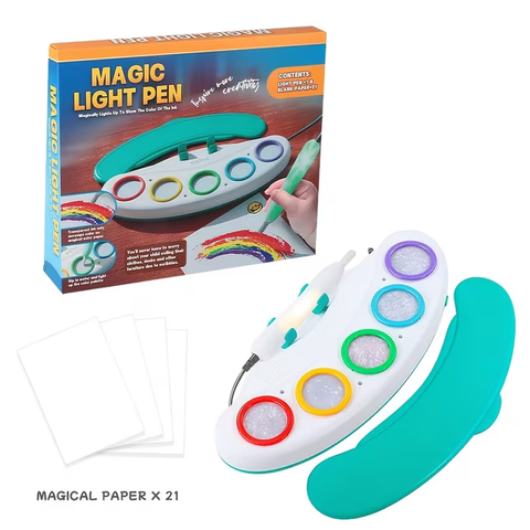 Magic Light Brush, Mess-Free Painting Station for Kids