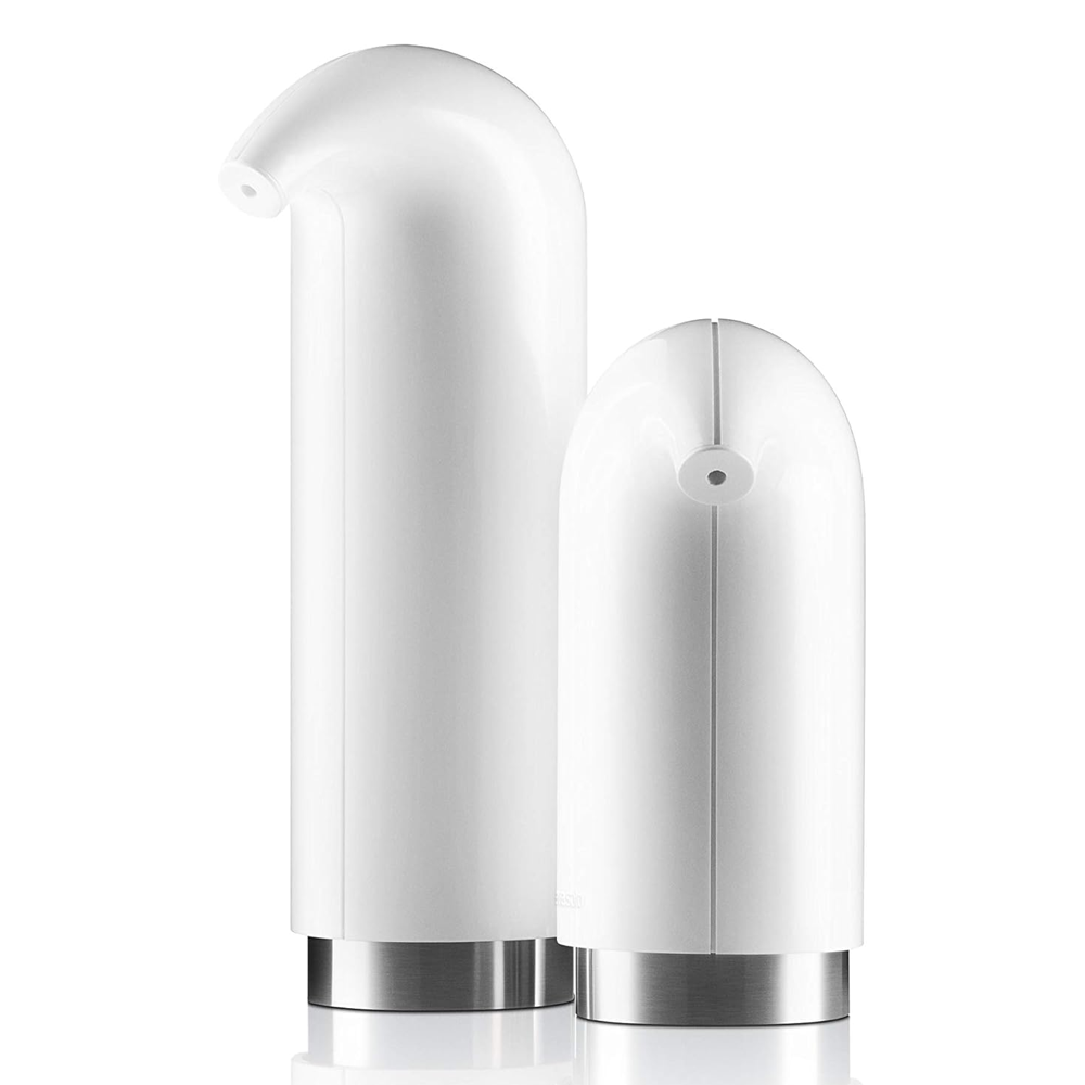 Eva Solo Soap Dispenser – White Nylon & Stainless Steel Pump, 250ml Refillable Liquid Soap Dispenser