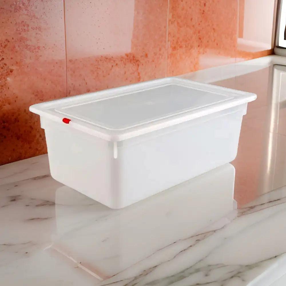Olmecs PP 1/1 Full Size Food Pan-8 With Air Tight Lid 53x32.5x20.5Cms